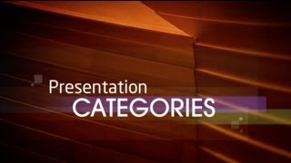 Powerful Presentations Presentation Categories [upl. by Neiman597]