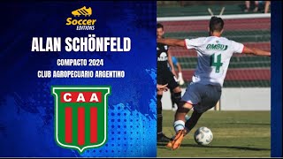 Alan Schönfeld  Volante of lateral derecho  mid and right back  CA Agropecuario 2024 [upl. by Novanod]