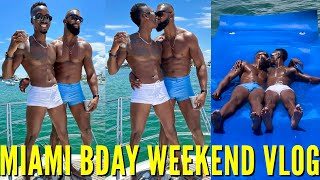 Kerry’s Miami Birthday Weekend Vlog Yacht Birthday PartyRooftop Dinner Pool Party New furniture [upl. by Ellertal]