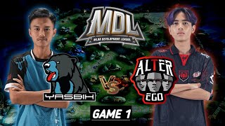 DEBUT PERTAMA CELIBOY MAIN DI MDL  AE VS YASBIH GAME 1 MDL ID SEASON 9 [upl. by Nosinned]