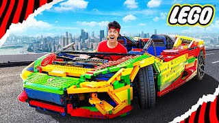 CONSTRUI UM CARRO DE LEGO GIGANTE [upl. by Chema]