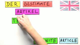 Der bestimmte Arikel  Definite article  Englisch  Grammatik [upl. by Llertnor991]