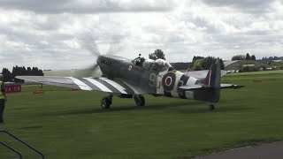 Cotswold Airport Kemble Spitfire and P51 Mustang 10th August 2024 cotswoldairport [upl. by Samford786]