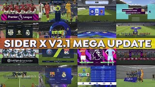 PES 2017 SiderX V21  Mega Update 2022 [upl. by Giamo]