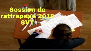 Session de rattrapage 2018 SVT Mécanique 1 [upl. by Adimra]