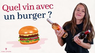 Quel vin boire avec un burger  🍔 Accords mets amp vins [upl. by Roque134]