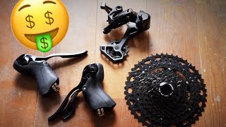 The BEST BUDGET Gravel Groupset Microshift Advent X [upl. by Enyrb]