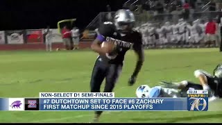 7 Dutchtown at 6 Zachary High School Football Playoff Preview [upl. by Nera]