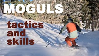 Mogul skiing tactics pole plants edging rotary teaching focus points [upl. by Nnairac]