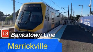 Sydney Trains  Marrickville Station  T3 Bankstown Line Before Metro [upl. by Ettenowtna759]