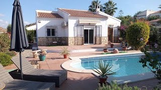 Property for Sale Spain Villa Floral  194950 Euros Beautiful 3 bed 2 bath villa with pool [upl. by Kandy380]