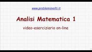 Analisi Matematica 1  Lista 10  Prob 19 [upl. by Eiffub]