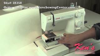 Janome HD1000 Heavy Duty Sewing Machine Review [upl. by Yanahs368]