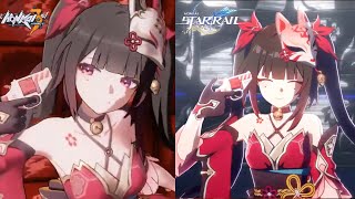 SparkleHanabi Honkai Impact 3 x Honkai Star Rail collab 🤔 [upl. by Annawit249]