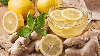 Immune Booster 2 Minute Lemon Ginger Tea [upl. by Novets]