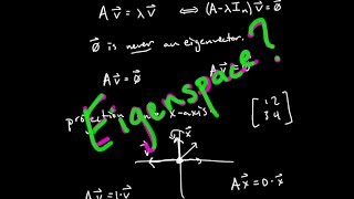 Eigenspaces  A Geometrical Voyage Eigenstuff 24 Passing Linear Algebra [upl. by Hasty388]