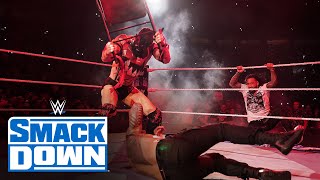 “The Demon” Finn Bálor gets extreme with The Bloodline SmackDown Sept 24 2021 [upl. by Eniamat]