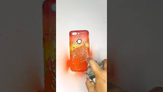 Spray paint on old Mobile cover 📳ytshorts viral drawing sprctrum spraypaint spraycan howto [upl. by Aroc41]