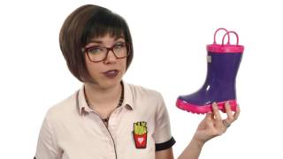 Hatley Kids Pink amp Purple Rain Boots ToddlerLittle Kid SKU8813629 [upl. by Martreb]