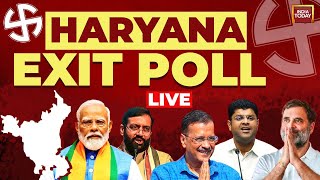 Haryana Exit Poll Live Haryana CVoter Exit Poll  Rajdeep Sardesai  Rahul Kanwal  India Today [upl. by Mountfort573]