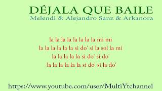 Melendi con Alejandro Sanz amp Arkano  Flauta dulce notas  Partitura  Recorder  Score [upl. by Loni]