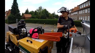 Hartmetall Sägeketten Vergleich Teil 2  Carbide saw chain  VLOG [upl. by Lauryn]