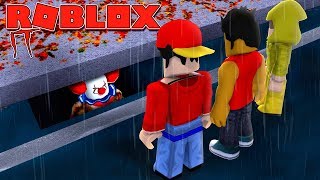 ROBLOX IT  PENNY WISE IT THE CLOWN HAS TRAPPED THE LITTLECLUB IN THE SEWERS [upl. by Ainniz]