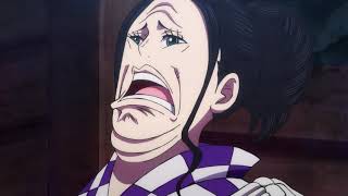 Nico Robin FunnyWeird Face  One Piece Anime Funny Moment  Wano Arc  1080p 60FPS [upl. by Lyns]