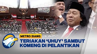 Komeng Diteriaki Uhuy Saat Pelantikan DPRDPD RI Metro Siang [upl. by Tarsus]