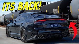 KIA STINGER WingSpoiler Install [upl. by Enotna500]