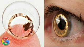 Upcoming Cool Hitech Gadgets with New and Future Technology  Google Contact Lens [upl. by Annaiek]