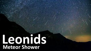 Leonids Meteor Shower  Peak Nov 1718 [upl. by Inanuah392]