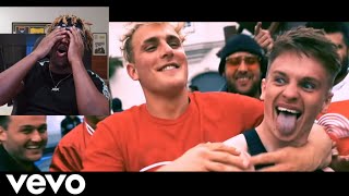 KSI Reacts to Jake Paul’s Joe Weller Diss Track Official Music Video [upl. by Ennahtebazile]