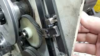 Jet 9x20 lathe reverse gear shift end stops [upl. by Arnie344]