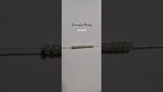 Simple Ring tutorial trendingshorts viralshort pinksky [upl. by Trotter]