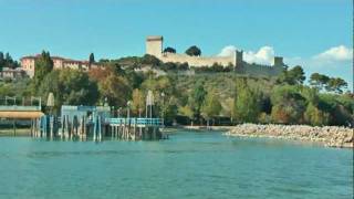 Italy Umbria Castiglione del Lago Lake Trasimeno Trasimenomeer [upl. by Lessur]