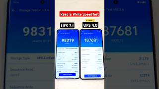 UFS 40 VS UFS 31 Read amp Write SpeedTest 🔥😱😱 [upl. by Llenyar]