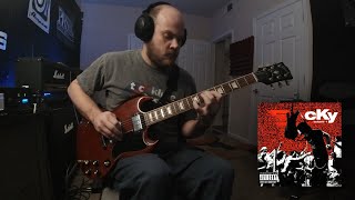 CKY  Disengage The Simulator  Guitar Cover [upl. by Nesnar990]