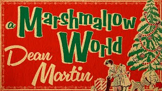 Dean Martin  A Marshmallow World Fireplace Video  Christmas Songs [upl. by Lehet175]