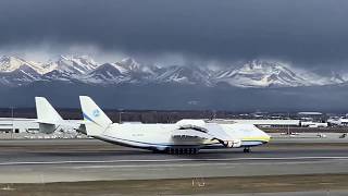 Antonov AN225 Landing in Anchorage Alaska Carrying Medical Supplies [upl. by Ameyn]