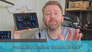 EASY TO READ HOME WEATHER STATION  Proud Bird Weather Station Review [upl. by Arvid]