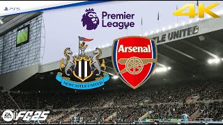 Newcastle vs Arsenal  Premier League  EA FC 25  PS5™ 4K HD [upl. by Marjory]