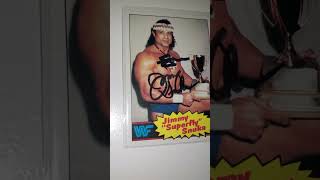 SUPERFLY JIMMY SNUKA AUTOGRAPH CARD wwf [upl. by Uot]