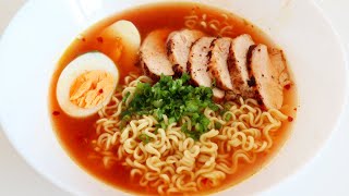 EASY SPICY CHICKEN RAMEN RECIPE READY IN 10 MINUTES [upl. by Kifar458]