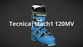 2019 Tecnica Mach 1 120 MV Mens Boot Overview by SkisDotCom [upl. by Ahtnammas]