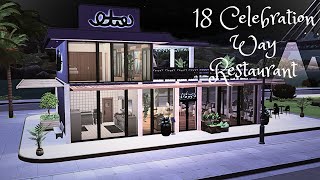 Modern San Sequoia Restaurant  Sims 4  Speed Build [upl. by Calhoun]