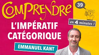 ClaP 39 — LIMPÉRATIF CATÉGORIQUE en 4 minutes  KANT [upl. by Anihpesoj]