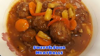 Sweet amp Sour Meatballs [upl. by Oicinoid]