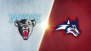 Highlights Stony Brook vs Maine  2023 CAA Football [upl. by Willow]