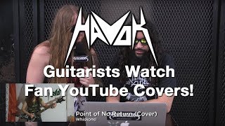 HAVOK Guitarists Watch Fan YouTube Covers  MetalSucks [upl. by Nnaecarg]